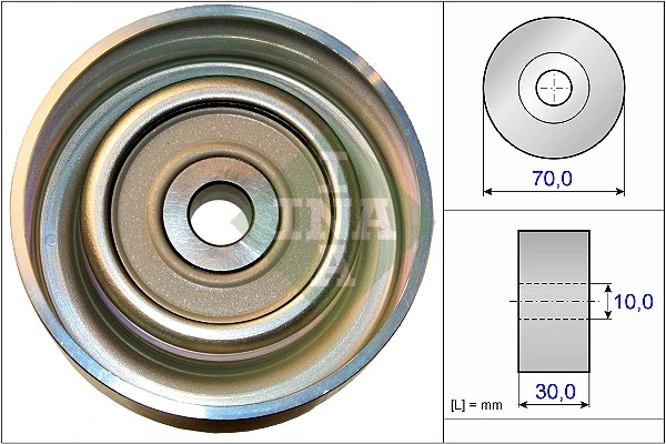 Deflection/Guide Pulley, V-ribbed belt